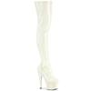 Pleaser - ADORE3000 Bottes cuissardes à plateforme - Blanc cassé Product image